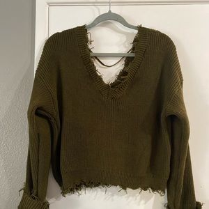 Fringe sweater